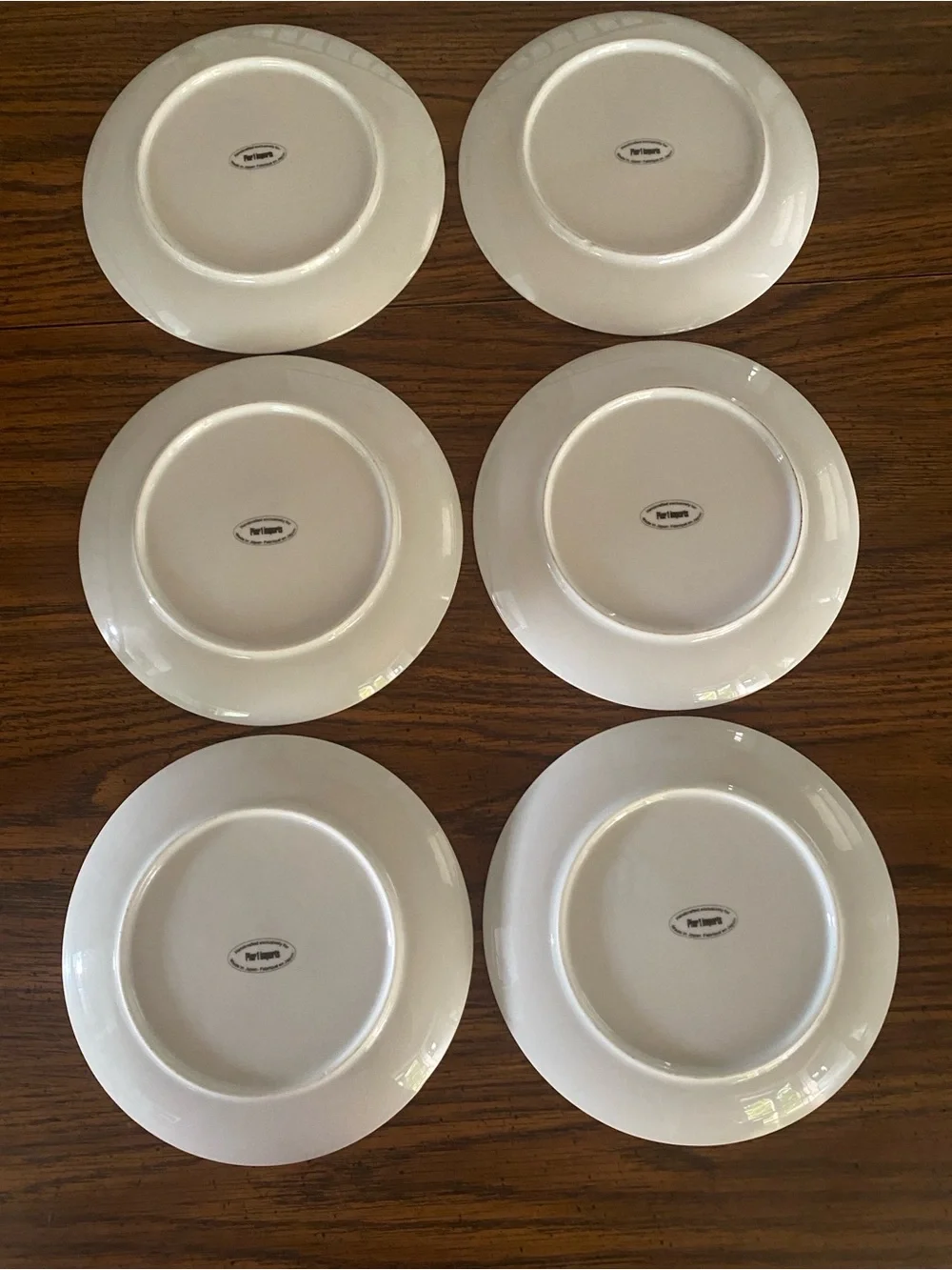 Pier 1 Imports Tartan Plaid Salad Dessert Plates 8.5